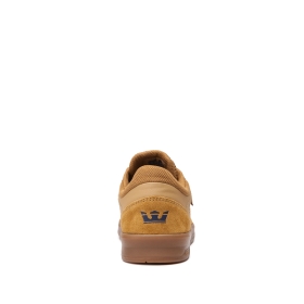 Mens Supra Low Top Shoes SAINT Tan/Gum | AU-81961